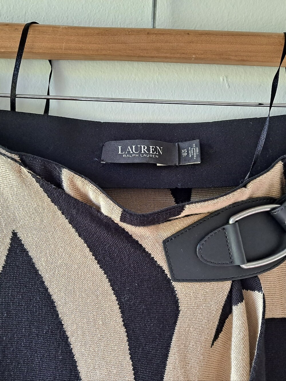 Lauren Black Label Ralph Lauren Geo Print Skirt. Size XS - Picture 3 of 6